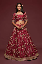 Thread Embroidery Lehenga Choli